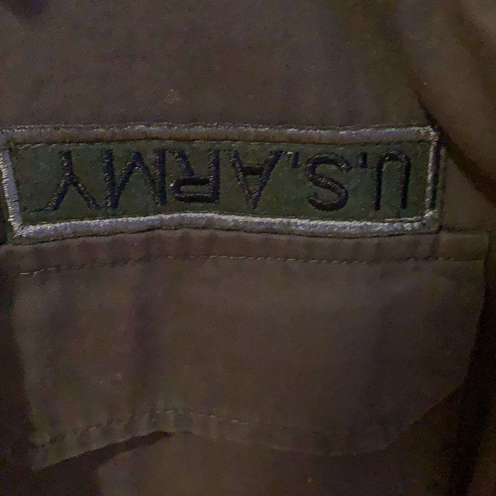 Army Green Shirt/Jacket With Patch Detailing - image 5